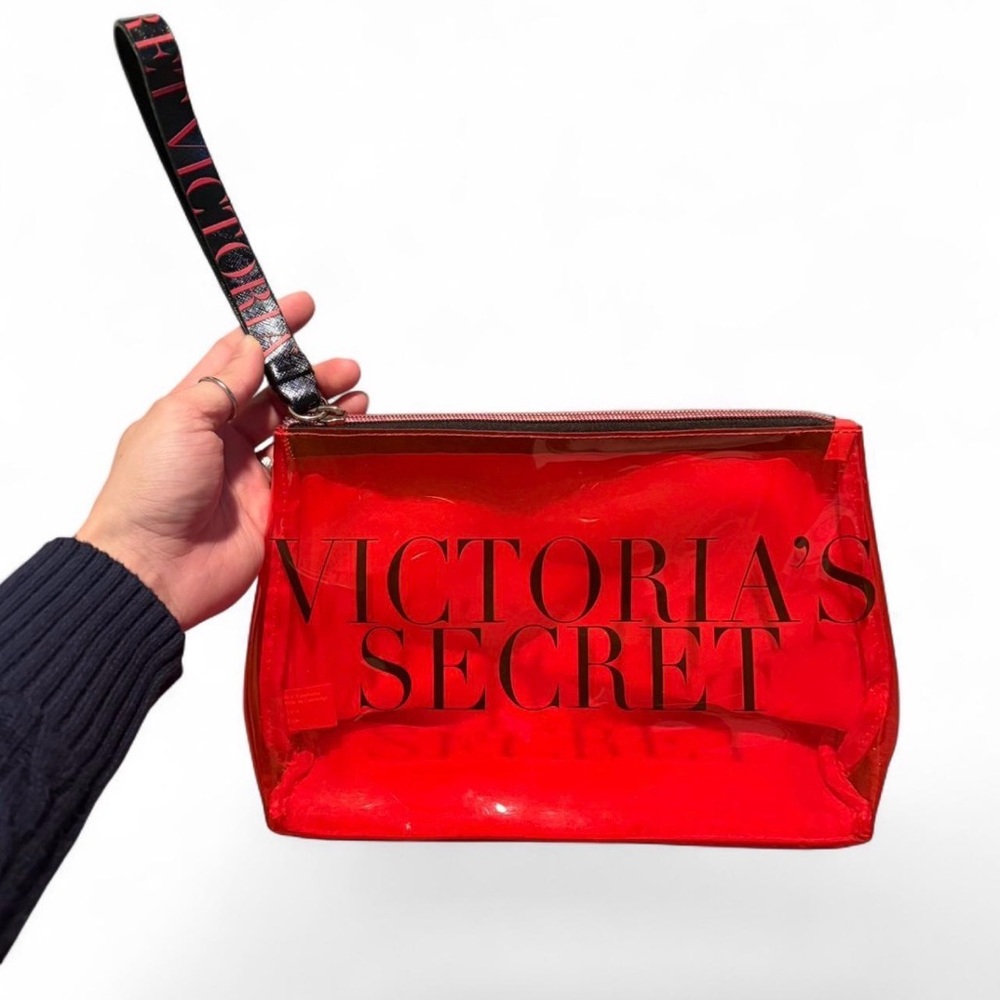 Victoria's Secret Red Cosmetic/Toiletry Bag